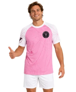 Inter Miami x Spiderman Pink White Jersey – Custom Fearless Look