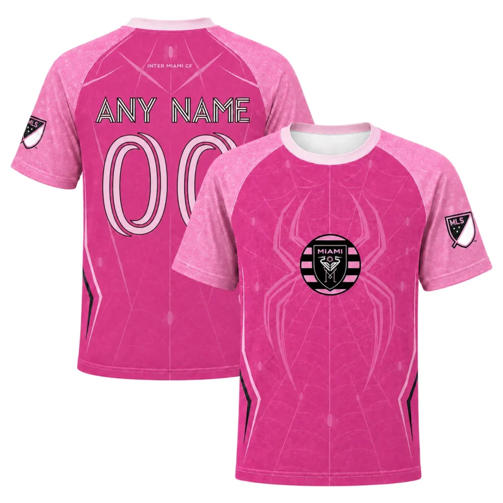 Inter Miami X Spiderman Soccer Jersey  – Dazzling Custom Look