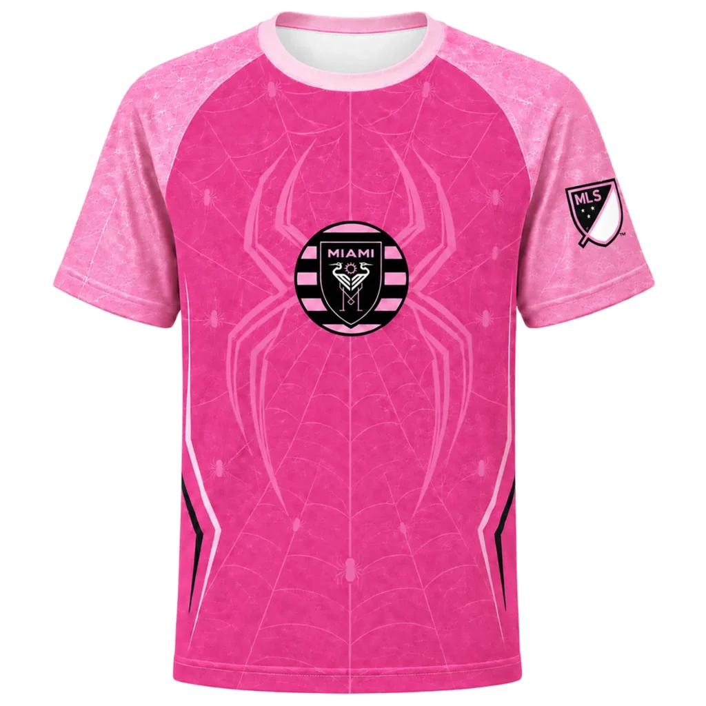 Inter Miami X Spiderman Soccer Jersey  – Dazzling Custom Look