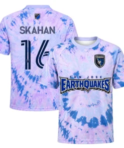 Jack Skahan San Jose Earthquakes Jersey Sleek Purple Swirl