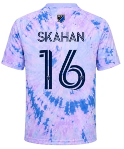 Jack Skahan San Jose Earthquakes Jersey Sleek Purple Swirl