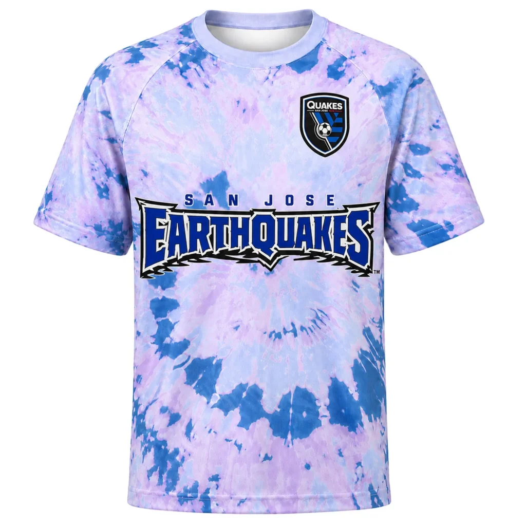 Jack Skahan San Jose Earthquakes Jersey Sleek Purple Swirl Bold