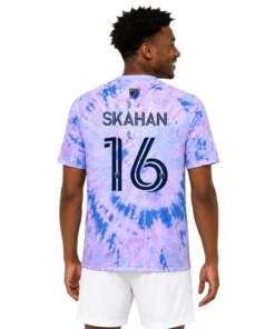 Jack Skahan San Jose Earthquakes Jersey Sleek Purple Swirl