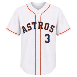 Jeremy Pena Astros Jersey Elite White Baseball Look