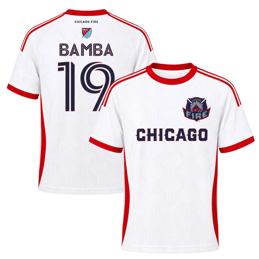 Jonathan Bamba Chicago Fire Jersey – Dynamic White Kit