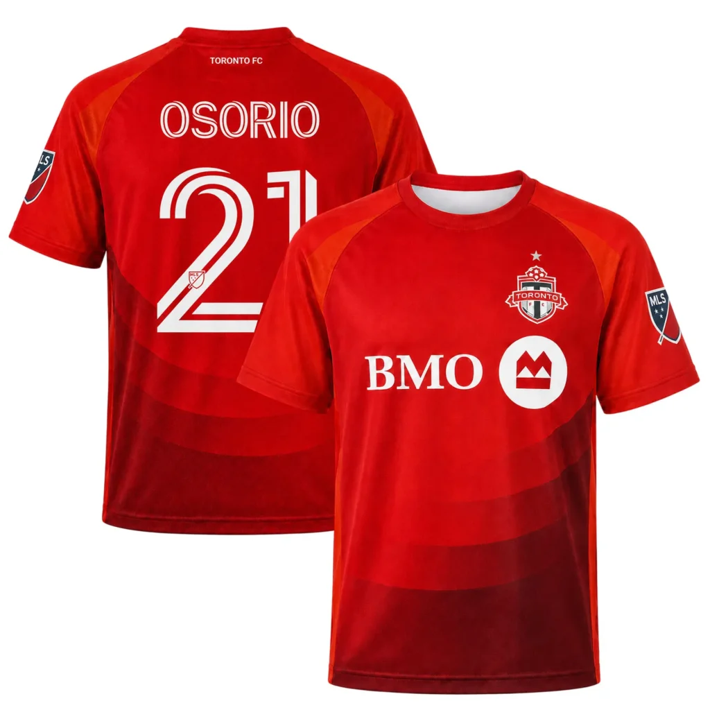 Jonathan Osorio Toronto FC Red Custom Jersey – Essential No. 21