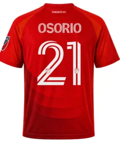 Jonathan Osorio Toronto FC Red Custom Jersey – Essential No. 21