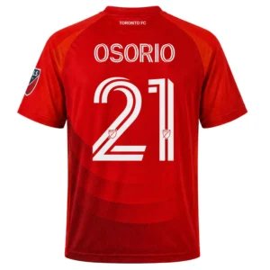Jonathan Osorio Toronto FC Red Custom Jersey – Essential No. 21