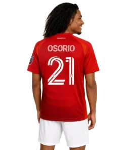 Jonathan Osorio Toronto FC Red Custom Jersey – Essential No. 21