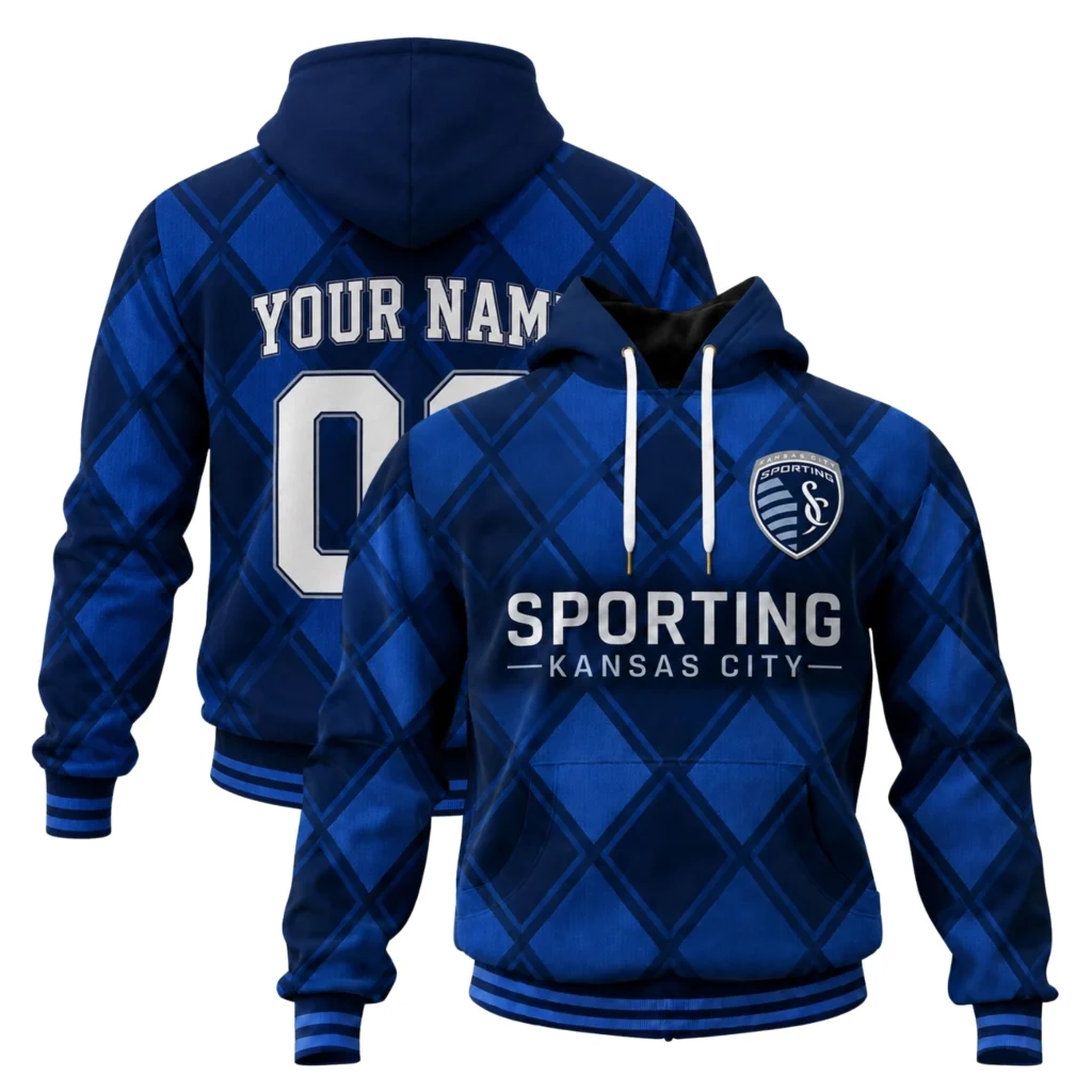 Kansas City MLS Hoodie Custom Unique Diamond Pattern
