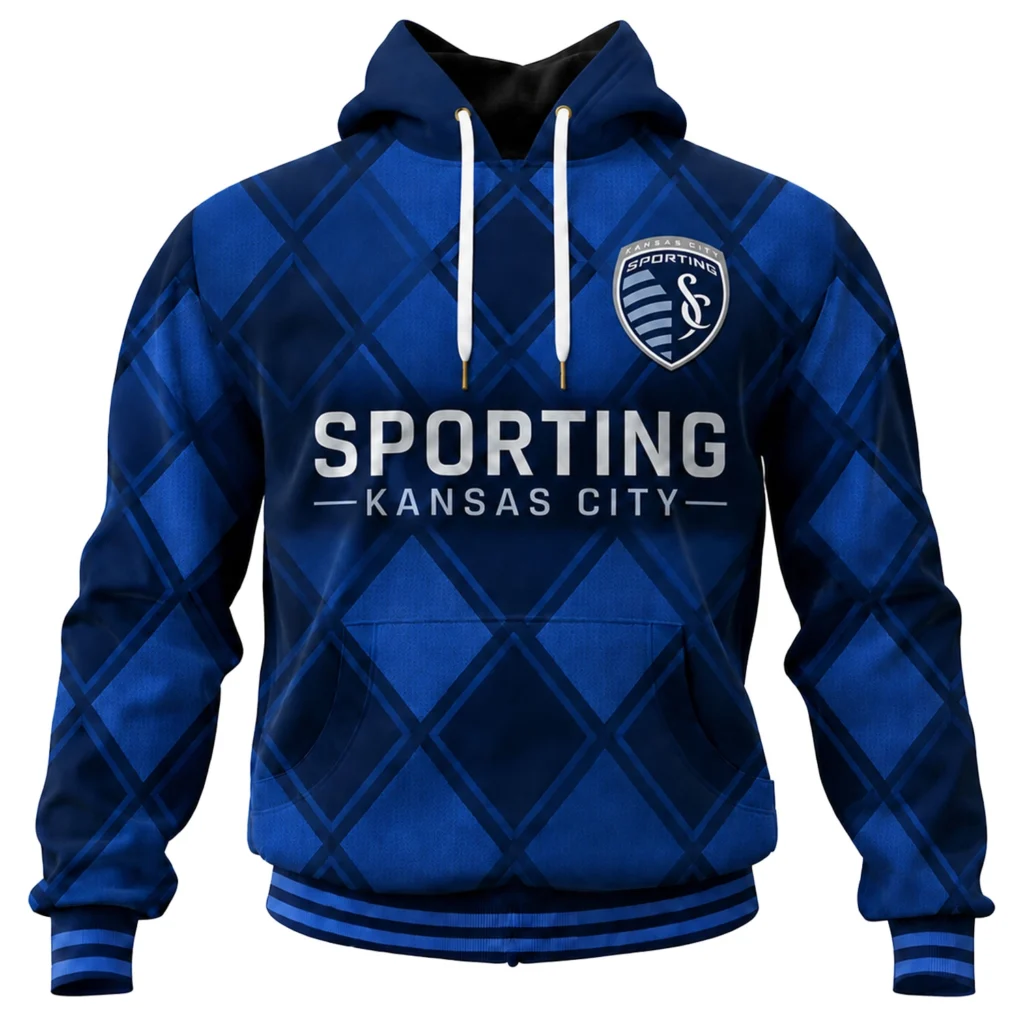 Kansas City MLS Hoodie Custom Unique Diamond Pattern