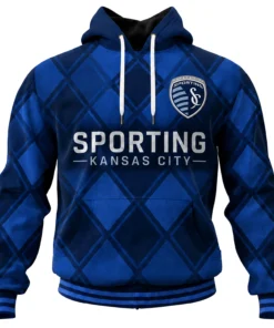 Kansas City MLS Hoodie Custom Unique Diamond Pattern