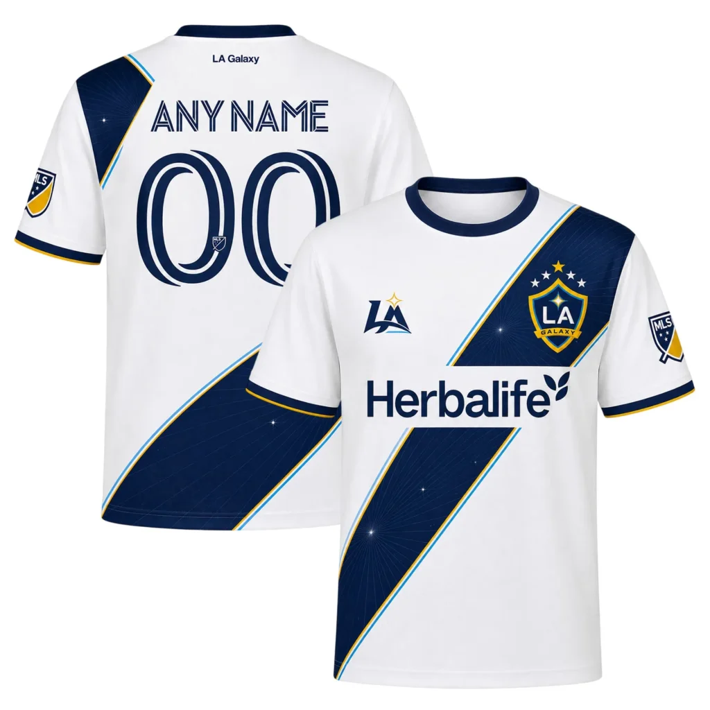 LA Galaxy Custom Jersey – Exclusive Navy Sash Design