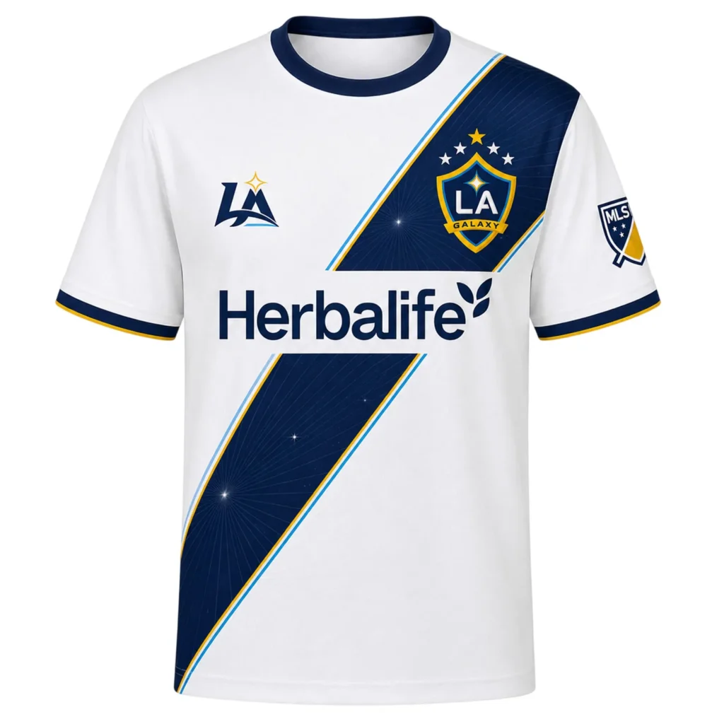 LA Galaxy Custom Jersey – Exclusive Navy Sash Design