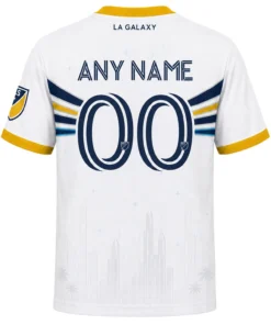 LA Galaxy Custom Jersey – Stunning Gold Skyline Design