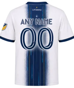 LA Galaxy MLS Custom Jersey – Dynamic Galaxy Stripe Design