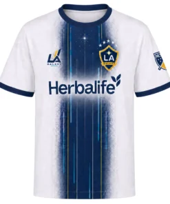 LA Galaxy MLS Custom Jersey – Dynamic Galaxy Stripe Design