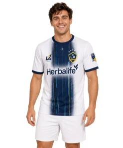 LA Galaxy MLS Custom Jersey – Dynamic Galaxy Stripe Design