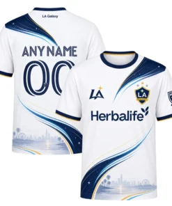 LA Galaxy Soccer Jersey – Epic Coastal Wave Design