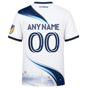 LA Galaxy Soccer Jersey – Epic Coastal Wave Design
