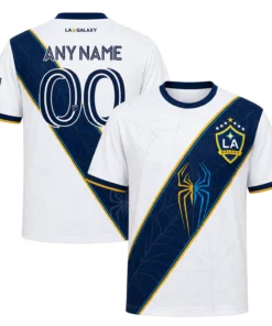 LA Galaxy Spiderman Custom Soccer Jersey – Amazing Sash