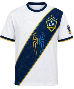 LA Galaxy Spiderman Custom Soccer Jersey – Amazing Sash