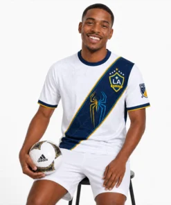 LA Galaxy Spiderman Custom Soccer Jersey – Amazing Sash