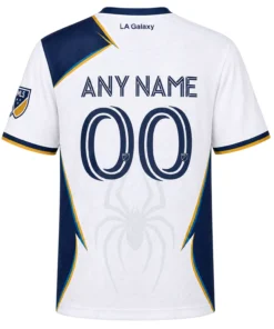 LA Galaxy Spiderman Soccer Jersey – Custom Essential Web Design