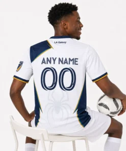 LA Galaxy Spiderman Soccer Jersey – Custom Essential Web Design