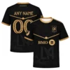 LAFC 2026 Personalized Jersey – Essential Tonal Black Gold Kit