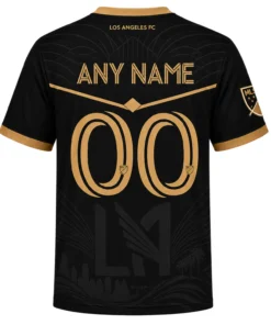 LAFC 2026 Personalized Jersey – Essential Tonal Black Gold Kit