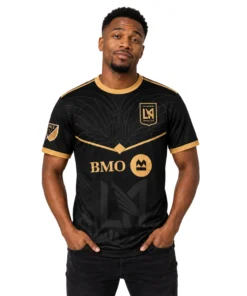 LAFC 2026 Personalized Jersey – Essential Tonal Black Gold Kit