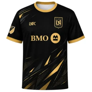 LAFC Custom Jersey – Bold Black & Gold Soccer Shirt