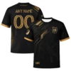 LAFC Football Custom Shirt – Essential Tonal Black Gold Jersey