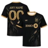 LAFC Personalized Jersey – Bold Geometric Black Gold Kit