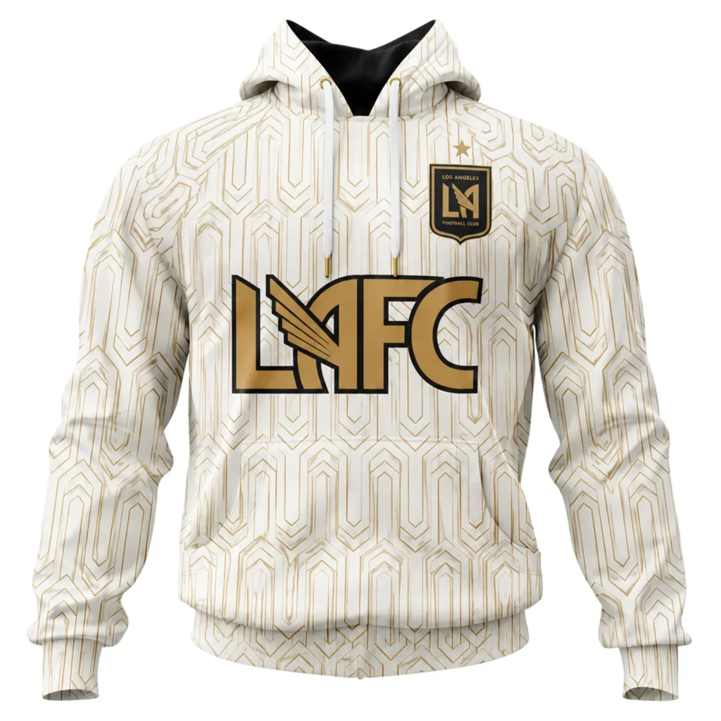 LAFC Premium Hoodie – Personalize White Elite