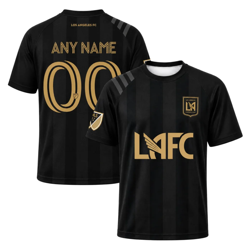 LAFC Soccer Jersey Custom Bold Striped Shirt