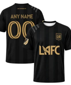 LAFC Soccer Jersey Custom Bold Striped Shirt