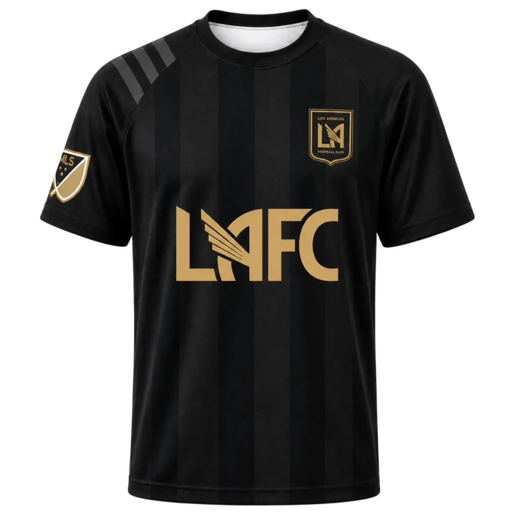 LAFC Soccer Jersey Custom Bold Striped Shirt