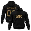 LAFC Vintage Custom Black Hoodie – Vibrant Soccer Gear Custom