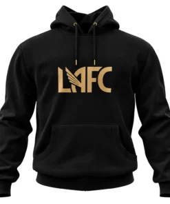 LAFC Vintage Custom Black Hoodie – Vibrant Soccer Gear Custom