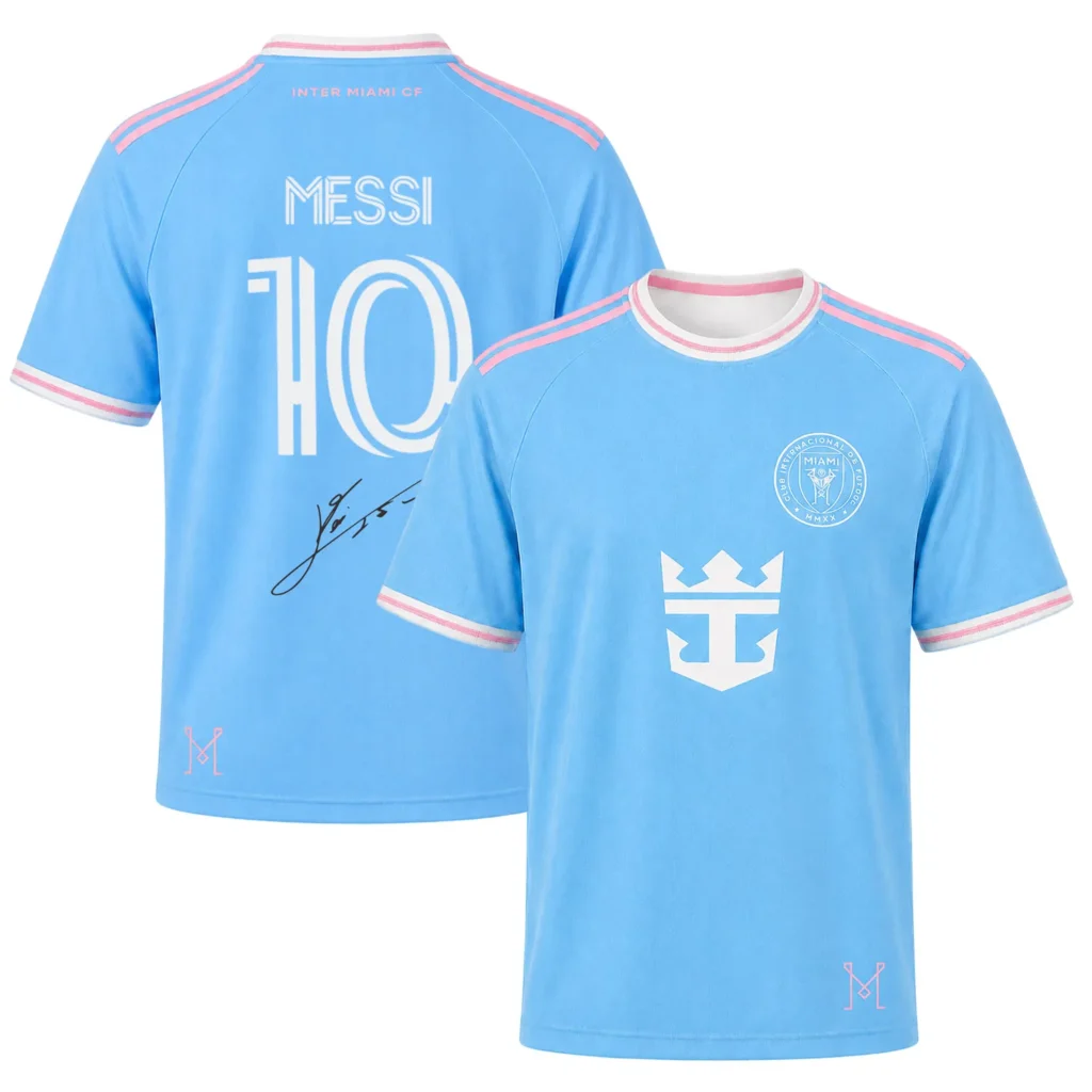 Lionel Messi 10 Miami Blue Jersey – Vibrant Custom Name & Number