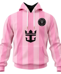 Lionel Messi Miami Pink Hoodie – Vibrant Soccer Style