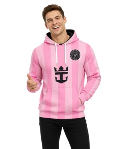 Lionel Messi Miami Pink Hoodie – Vibrant Soccer Style