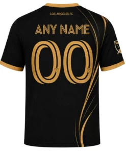 Los Angeles FC Custom Jersey – Unique Gold Line Soccer Kit