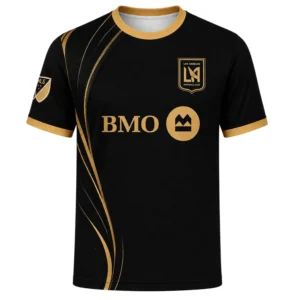 Los Angeles FC Jersey – Unique Gold Line Soccer Kit