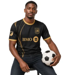 Los Angeles FC Custom Jersey – Unique Gold Line Soccer Kit