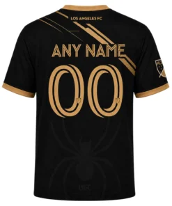 Los Angeles FC Spiderman Custom Jersey – Special Minimal Gold Kit