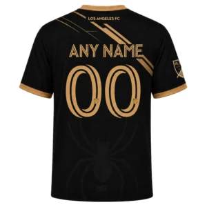Los Angeles FC Spiderman Custom Jersey – Special Minimal Gold Kit