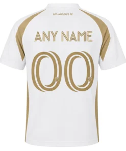 Los Angeles FC White Custom Jersey Stunning Name and Number